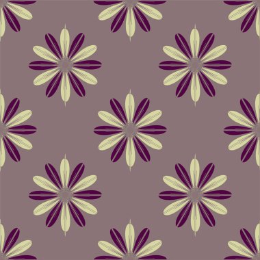  arka plan için çiçekli soyut geometrik seamless modeli