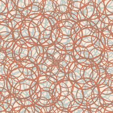 vektör çizim arka planı için daireler ile seamless modeli   