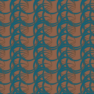 vektör çizim arka planı için daireler ile seamless modeli   