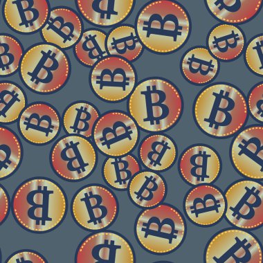 bitcoins parlak parlak pahalı sikkeleri ile Seamless modeli 