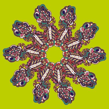 Stil zentangle yeni simetrik mandala doodle ile sanat esin kaynağı oldu. Duvar kağıdı, desen dolgularını, web sayfaları, yüzey dokuları için dekoratif nesne-ebilmek var olmak kullanılmış.