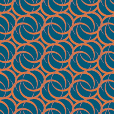 vektör çizim arka planı için daireler ile seamless modeli   