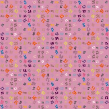 soyut geometrik renkli Dikişsiz desen arka plan için vektör çizim