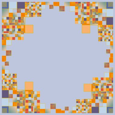 küpleri ve kareler vektör çizimi