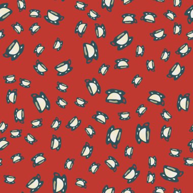 Kahve ya da çay Dikişsiz desen bardak.