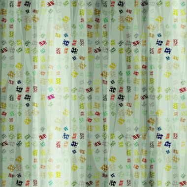 soyut geometrik renkli Dikişsiz desen arka plan için vektör çizim