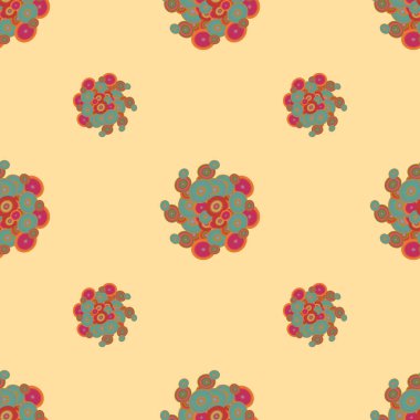 soyut geometrik renkli Dikişsiz desen arka plan için vektör çizim