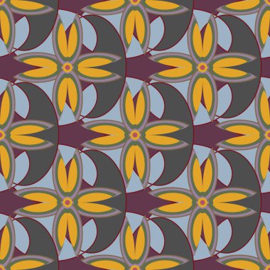 Sorunsuz çiçek desenli arka plan.