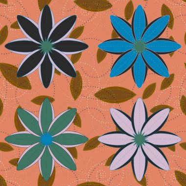 vektör çizim arka planı için seamless modeli   