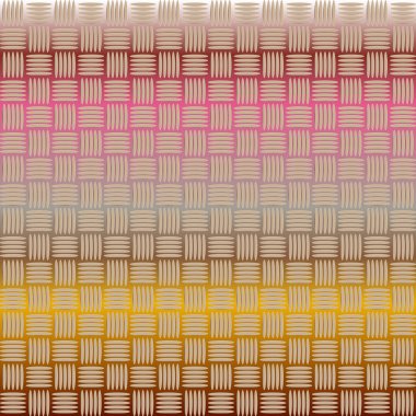 Oluklu demir, paslanmaz çelik arka plan, vektör çizim 