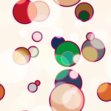 Daireler ile sorunsuz arka plan