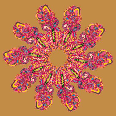 Stil zentangle yeni simetrik mandala doodle ile sanat esin kaynağı oldu. Duvar kağıdı, desen dolgularını, web sayfaları, yüzey dokuları için dekoratif nesne-ebilmek var olmak kullanılmış.