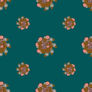 soyut geometrik renkli Dikişsiz desen arka plan için vektör çizim