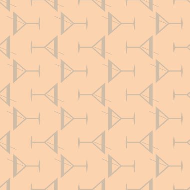 Tropik kokteyller desen, renkli kesintisiz vektör çizim