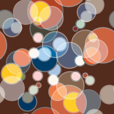 Daireler ile sorunsuz arka plan