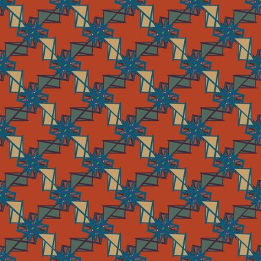 soyut geometrik Dikişsiz desen arka planı için. 