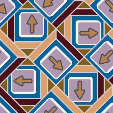 Kot düğmeleri Dikişsiz desen vektör çizim ile 