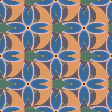 Sorunsuz çiçek desenli arka plan.