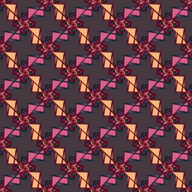 soyut geometrik Dikişsiz desen arka planı için. 