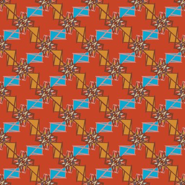 soyut geometrik Dikişsiz desen arka planı için. 