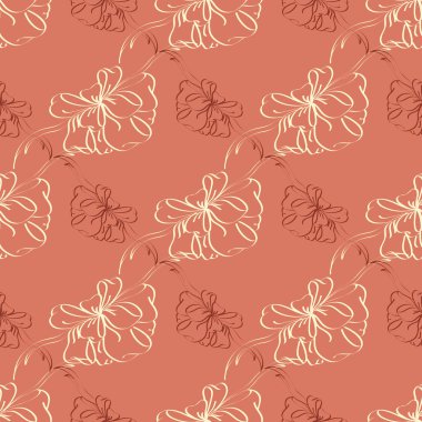 Renkli Yay ve kurdeleler sorunsuz desenli arka.