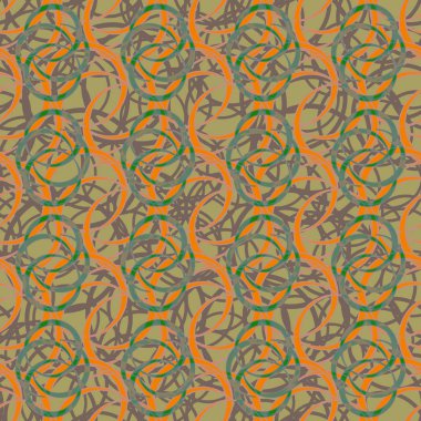 vektör çizim arka planı için daireler ile seamless modeli   