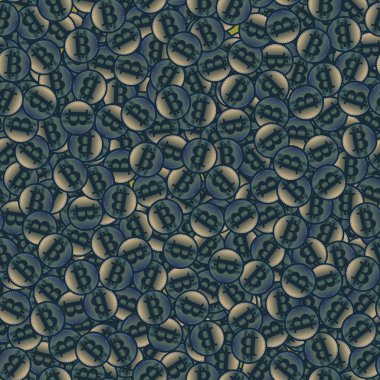 bitcoins parlak parlak pahalı sikkeleri ile Seamless modeli 