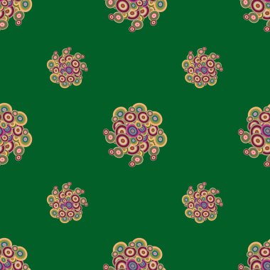 soyut geometrik renkli Dikişsiz desen arka plan için vektör çizim