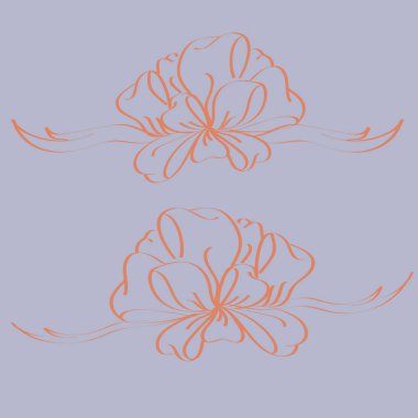 Yay ve şerit vektör karikatür çizimi