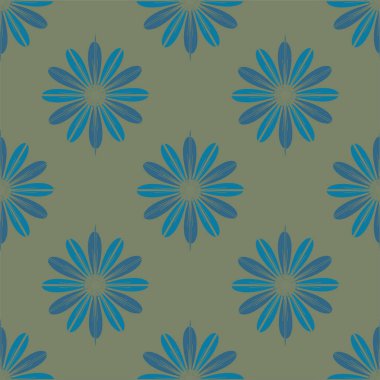  arka plan için çiçekli soyut geometrik seamless modeli