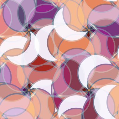 soyut geometrik renk desenli vektör çizimi