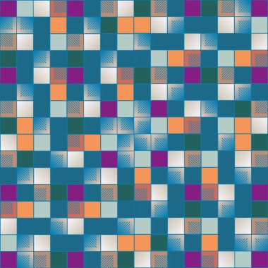 küpleri ve kareler vektör çizimi