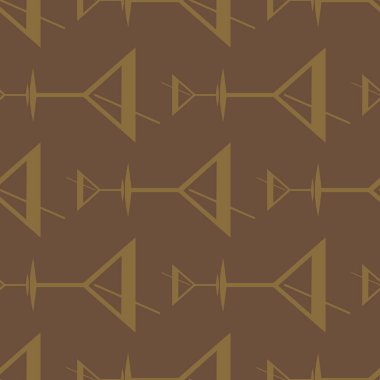 Tropik kokteyller desen, renkli kesintisiz vektör çizim