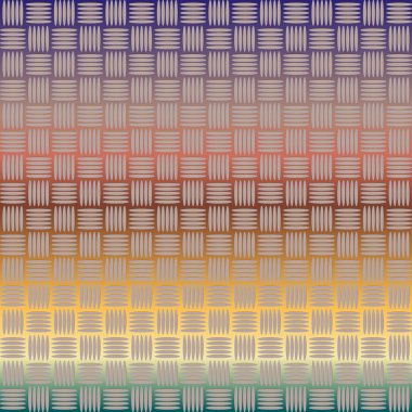 Oluklu demir doku, paslanmaz çelik desen, vektör çizim 