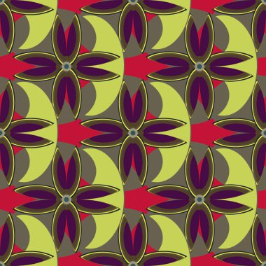 Sorunsuz çiçek desenli arka plan.