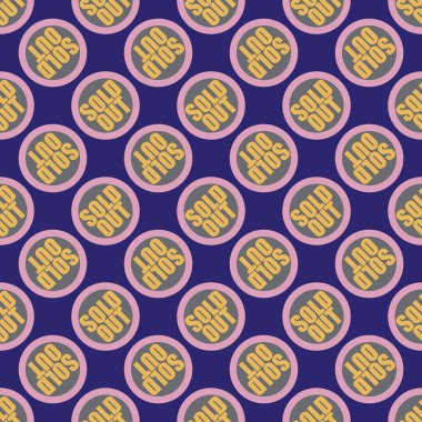 Dikişsiz desen, vektör çizim sattı