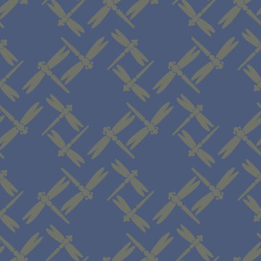 Yusufçuk seamless modeli. Vektör çizimler.