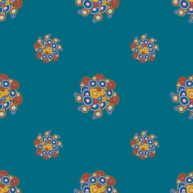 soyut geometrik renkli Dikişsiz desen arka plan için vektör çizim