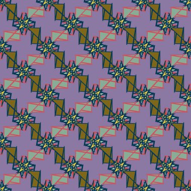 soyut geometrik Dikişsiz desen arka planı için. 