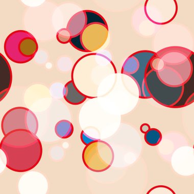 Daireler ile sorunsuz arka plan