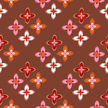  soyut çiçek geometrik Dikişsiz desen arka planı için