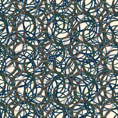 vektör çizim arka planı için daireler ile seamless modeli   