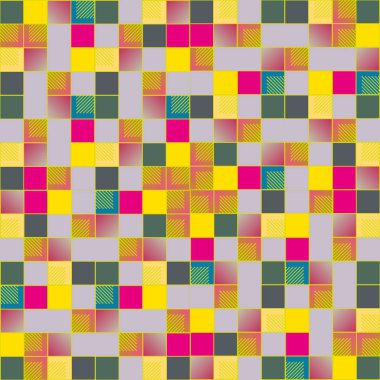 küpleri ve kareler vektör çizimi