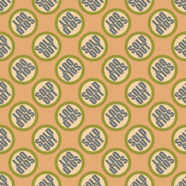 Dikişsiz desen, vektör çizim sattı