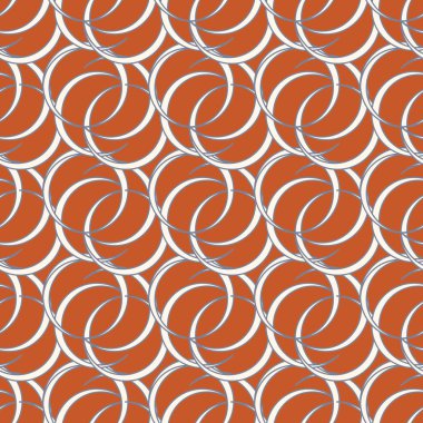 vektör çizim arka planı için daireler ile seamless modeli   