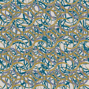 vektör çizim arka planı için daireler ile seamless modeli   