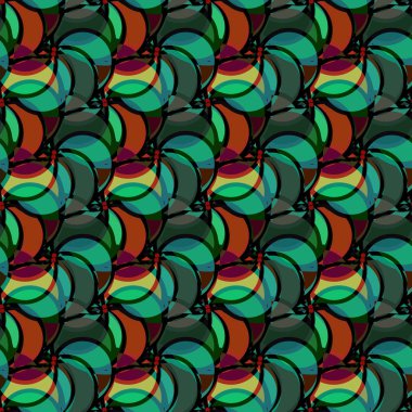 soyut geometrik renk desenli vektör çizimi