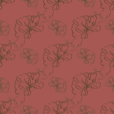 Renkli Yay ve kurdeleler sorunsuz desenli arka.