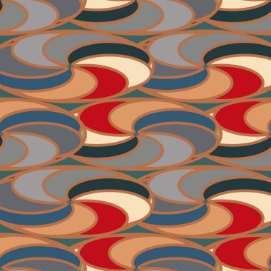 soyut geometrik renk desenli vektör çizimi