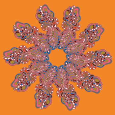 Stil zentangle yeni simetrik mandala doodle ile sanat esin kaynağı oldu. Duvar kağıdı, desen dolgularını, web sayfaları, yüzey dokuları için dekoratif nesne-ebilmek var olmak kullanılmış.